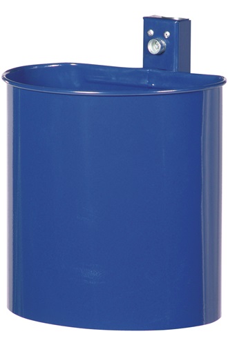 Abfallbehälter H340 x Ø325/230 mm 20l kobaltblau geschlossen