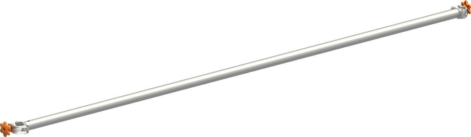 Layher Basisstrebe mit 2 Halbkupplungen  