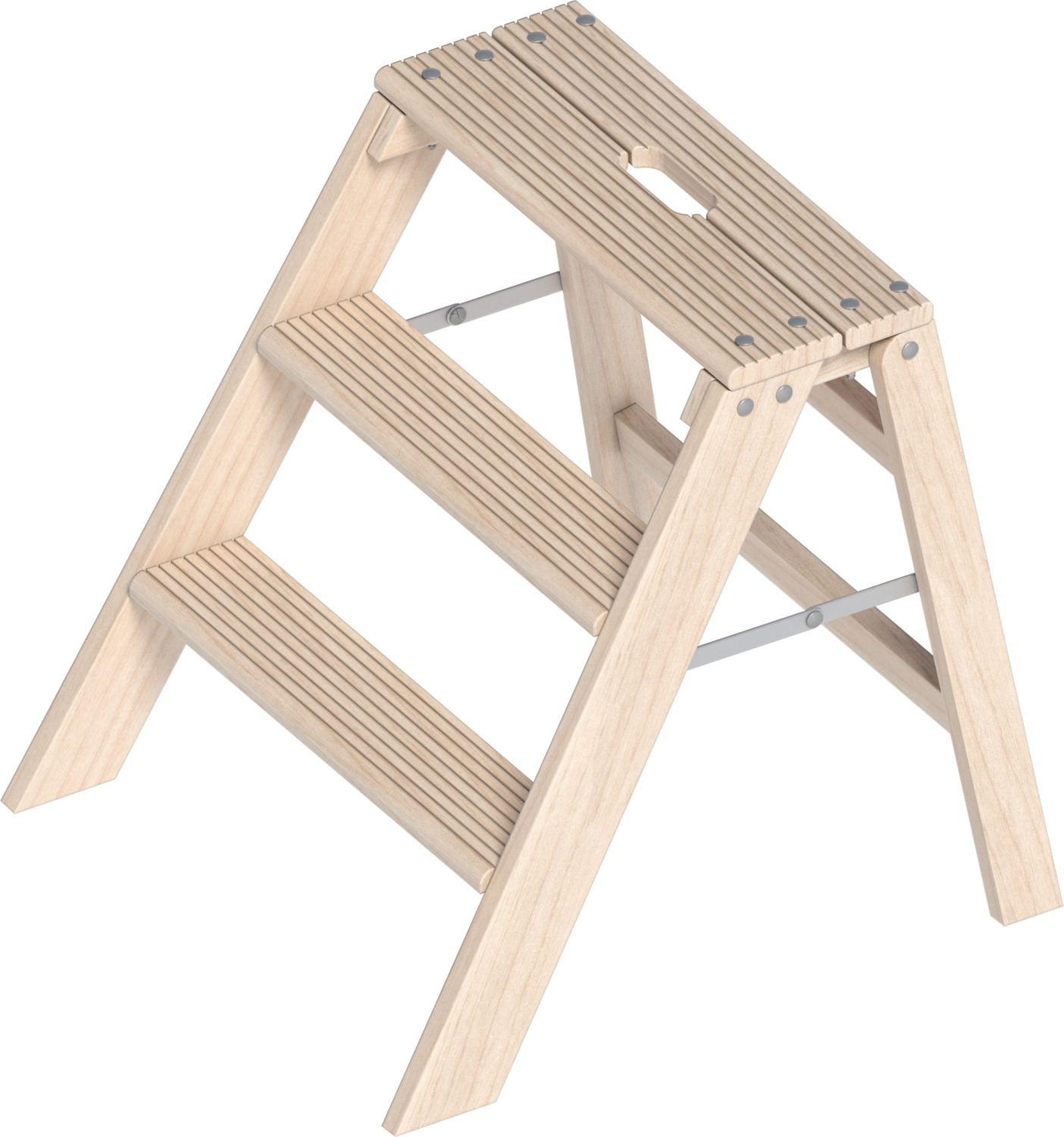 Layher Klappbarer Holzstufentritt 1055  