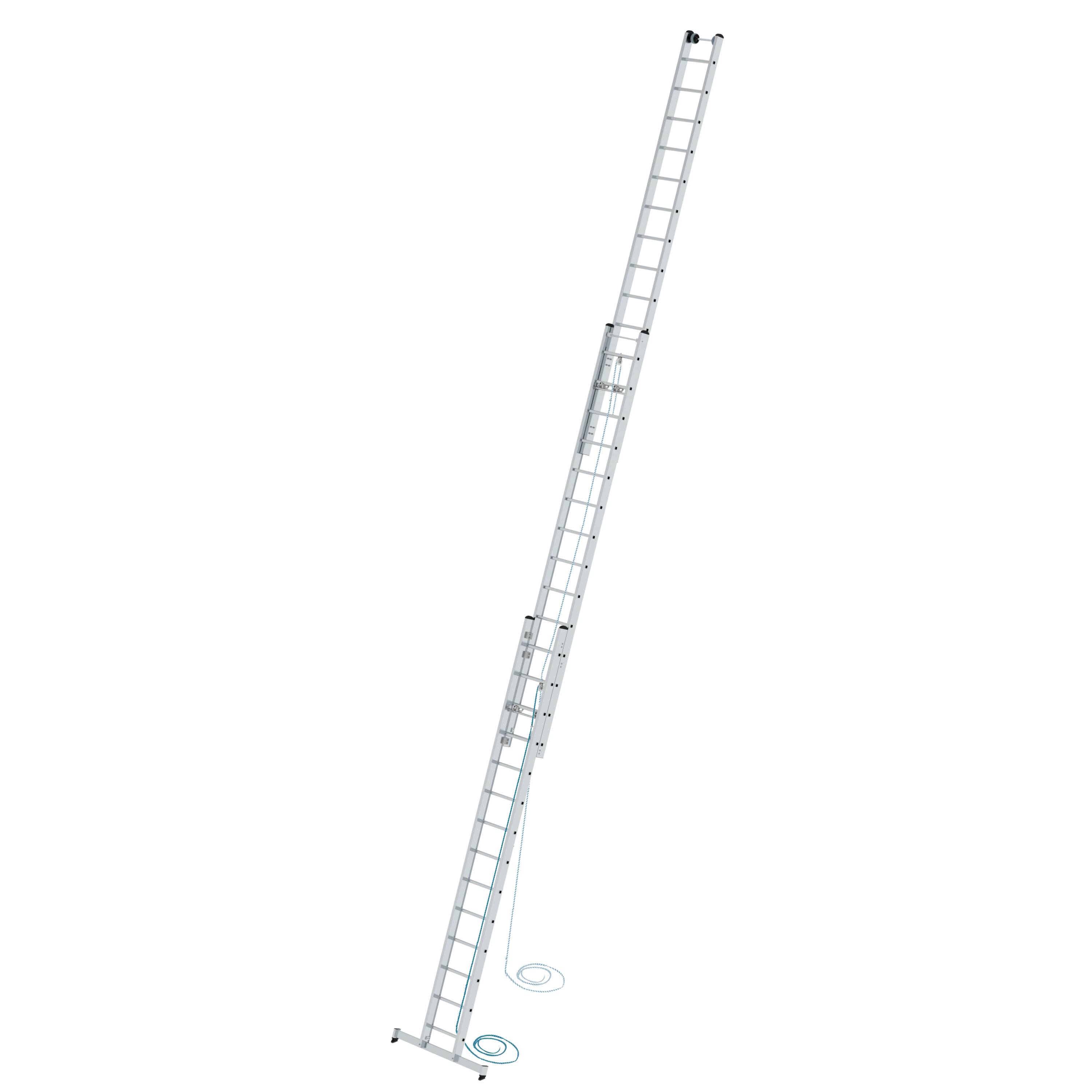 MUNK Sprossen-Seilzugleiter 3-teilig mit nivello®-Traverse  