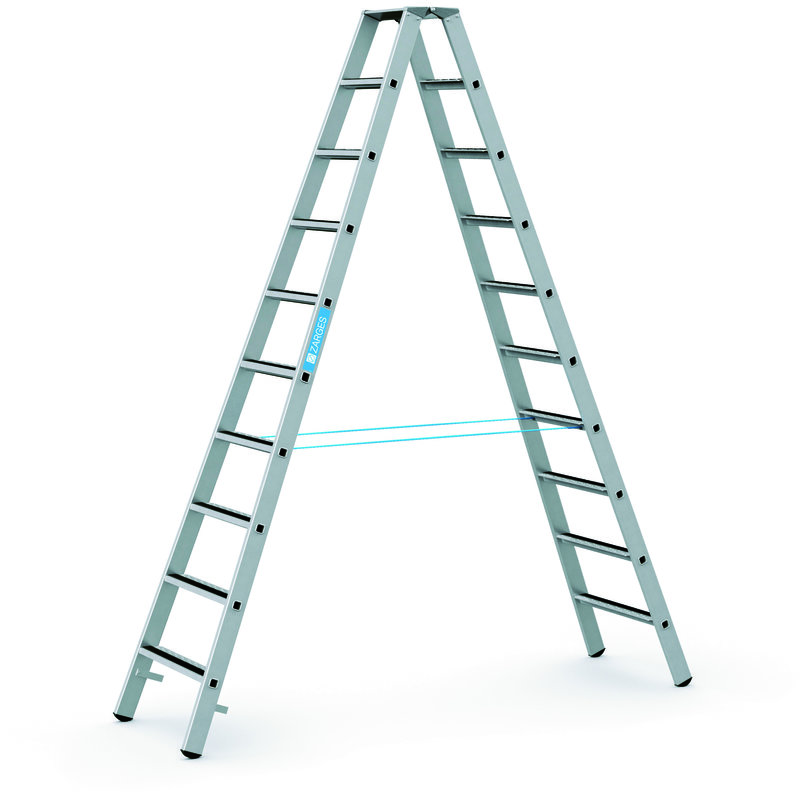 ZARGES R13step B Gebördelte Stufen-Stehleiter