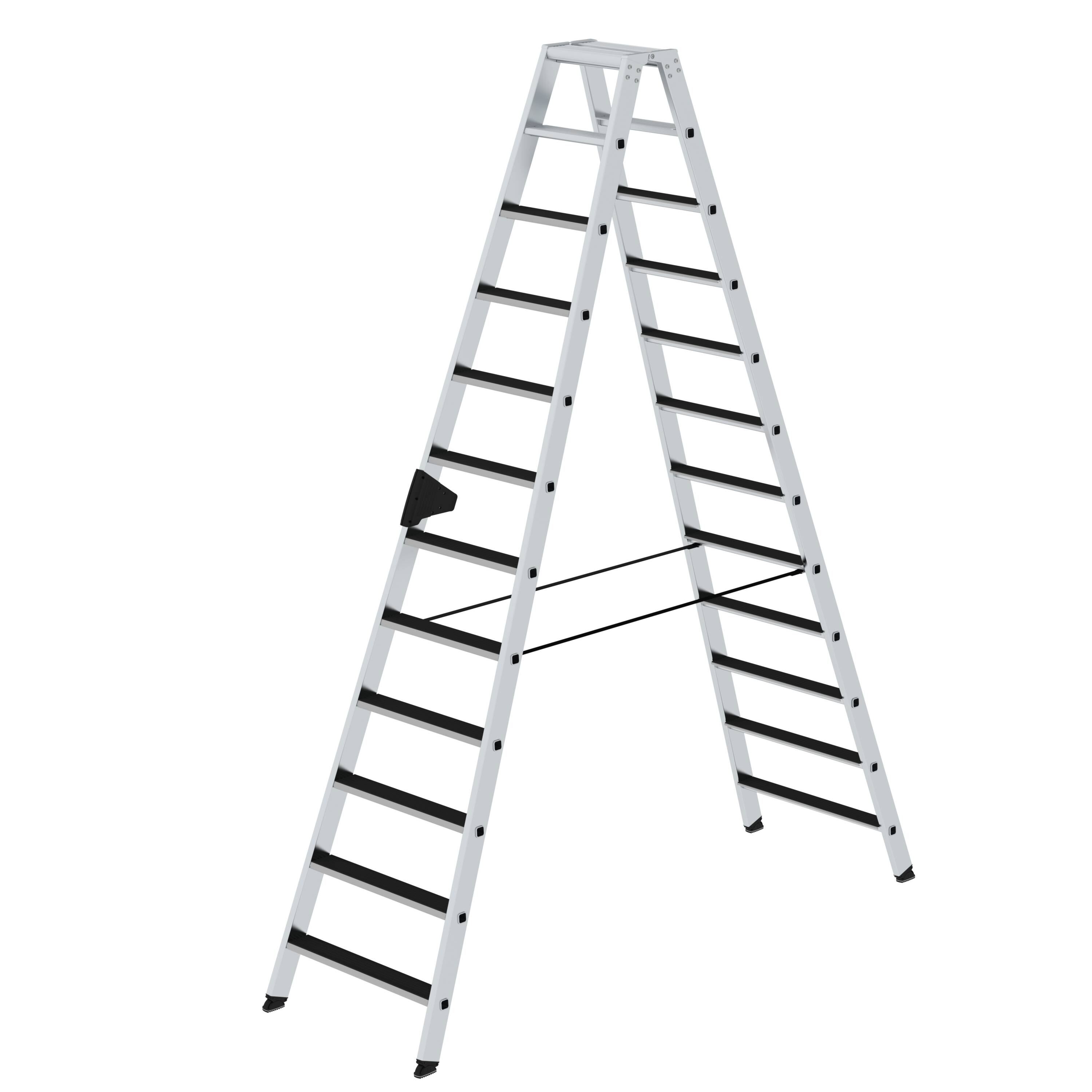MUNK Stufen-Stehleiter beidseitig begehbar mit clip-step  