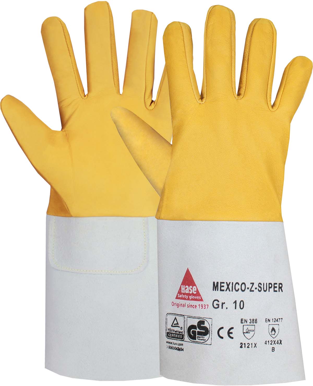 HASE Schweißerhandschuh "Mexico-Z-Super" Nr. 403800, VPE: 10 PA