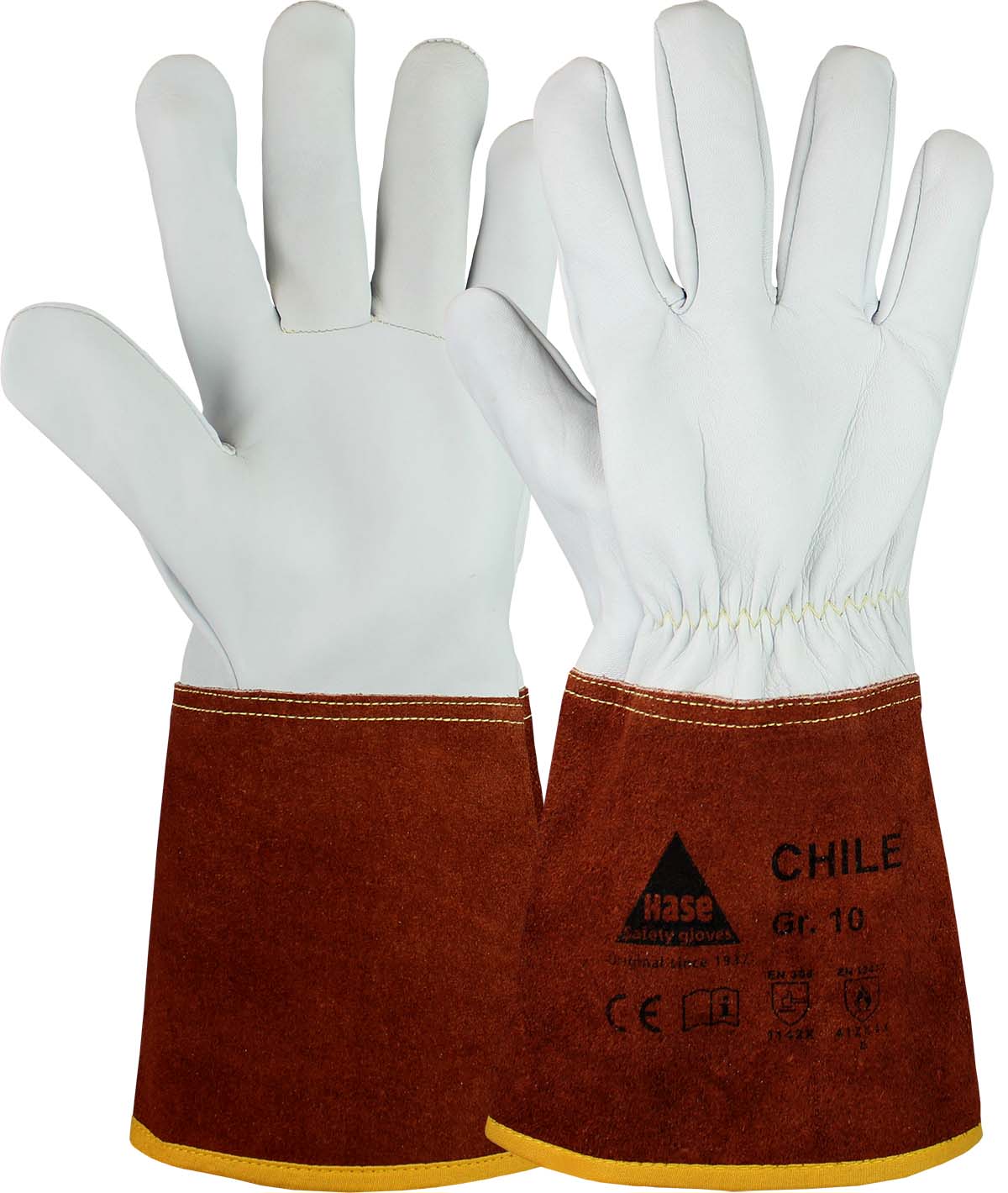 HASE Schweißerhandschuh "Chile" Nr. 403840, VPE: 10 PA