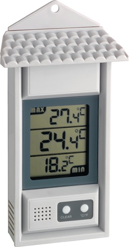 Thermometer Messber.-20 b.70 Grad C H150 x B80 x T29 mm Ku.