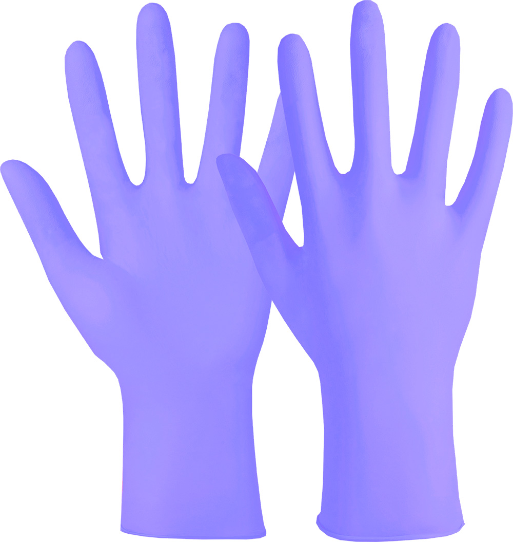 HASE Einweghandschuh "Nitril Viola" Nr. 905520