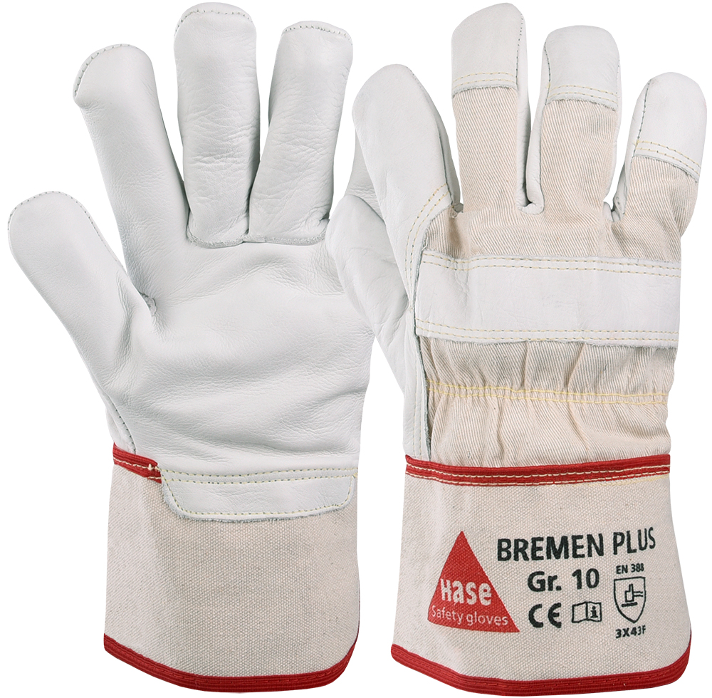 HASE Arbeitshandschuh "Bremen Plus" Nr. 291020, VPE: 12 PA