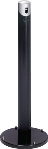 Ascherstandsäule Ø365 x H1005 mm anthrazit/silber mit Inneneinsatz verz.
