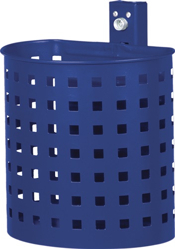 Abfallbehälter H340 x Ø325/230 mm 20l kobaltblau gelocht
