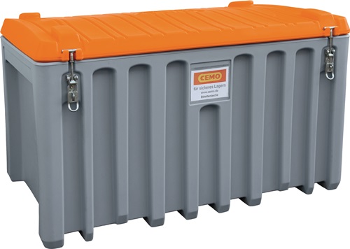 Werkzeugbox B1200 x T790 x H750 mm PE grau/orange 400l