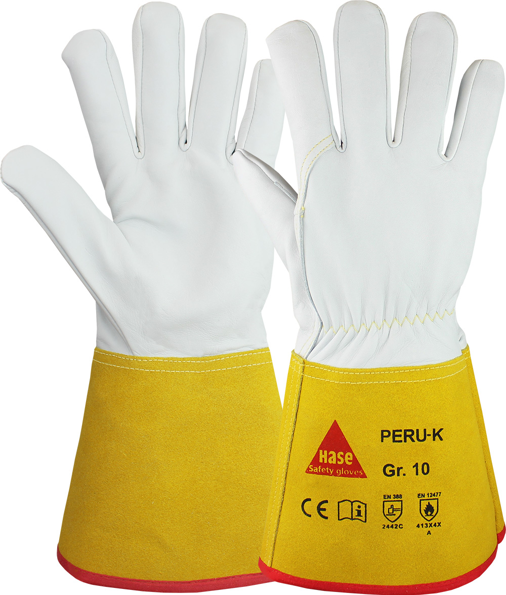 HASE Schweißerhandschuh "Peru K" Nr. 403835K, VPE: 10 PA