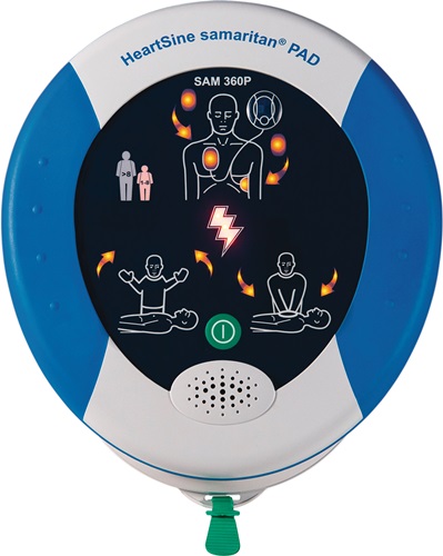 Defibrillator AED HEARTSINE Sprachausga. deutsch vollautomatisch L4,8xB18,4xH23,4