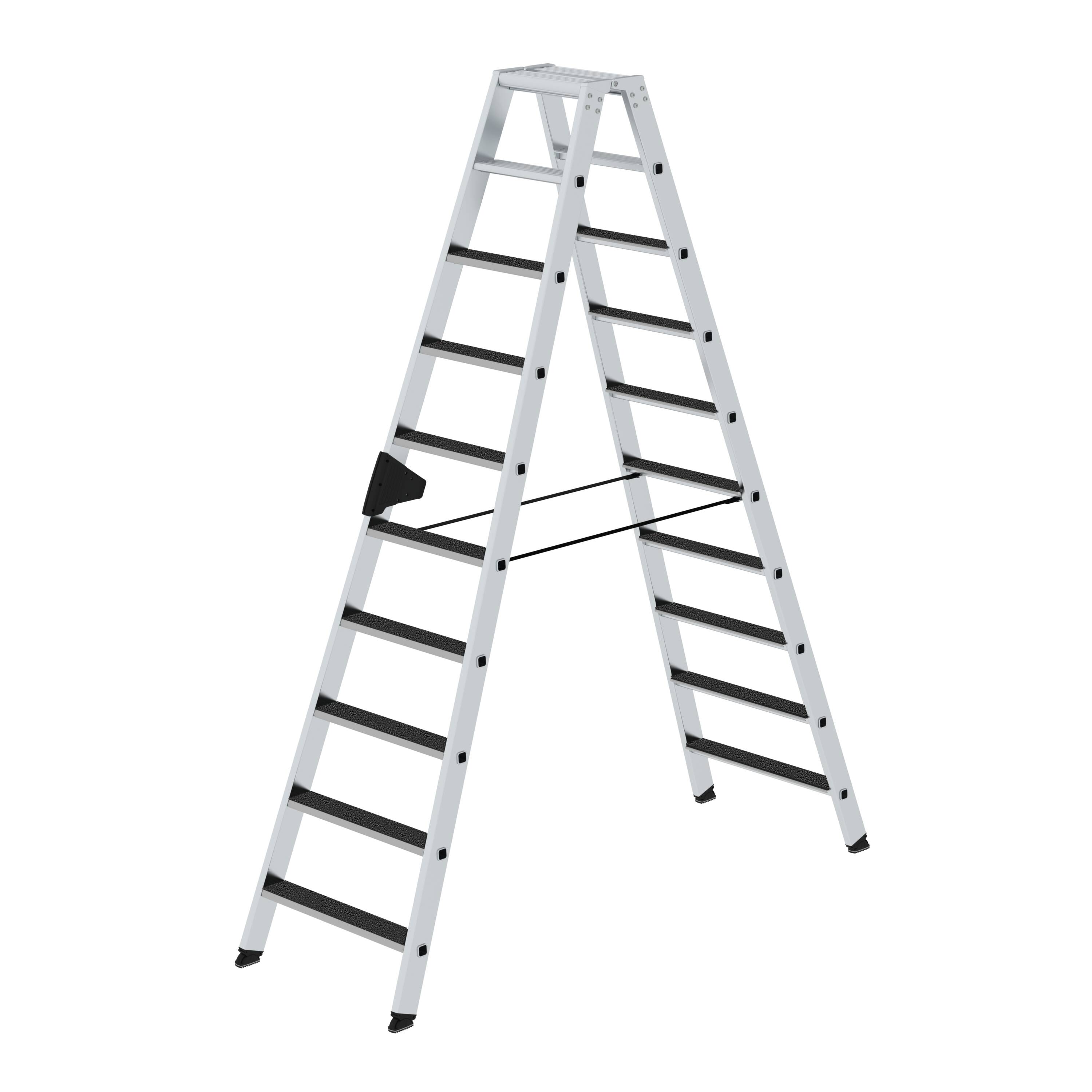 MUNK Stufen-Stehleiter beidseitig begehbar mit clip-step R13  