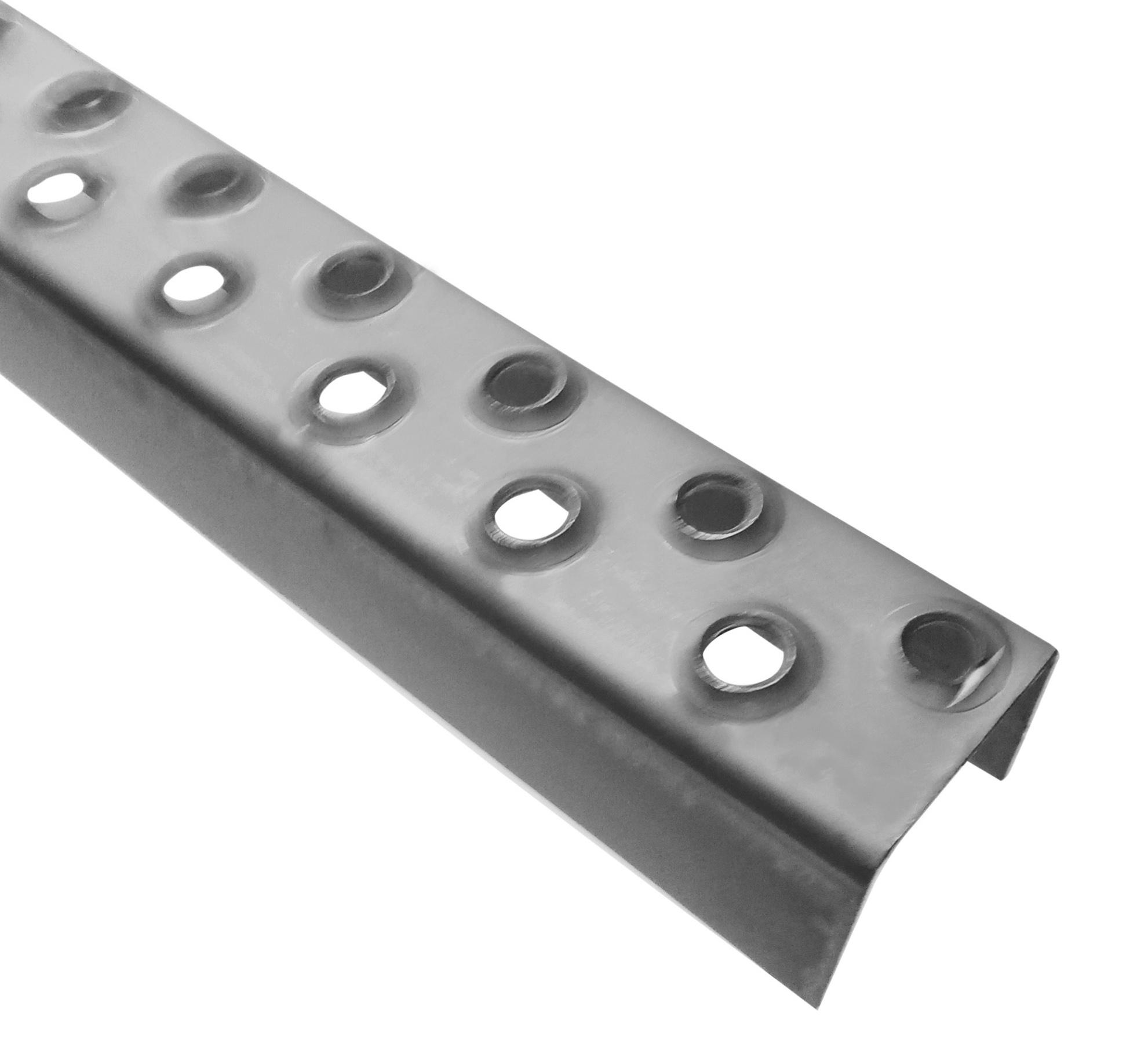 Leitersprosse Stahl (roh) unverzinkt LSP 50 R, 485/50/39/2 mm