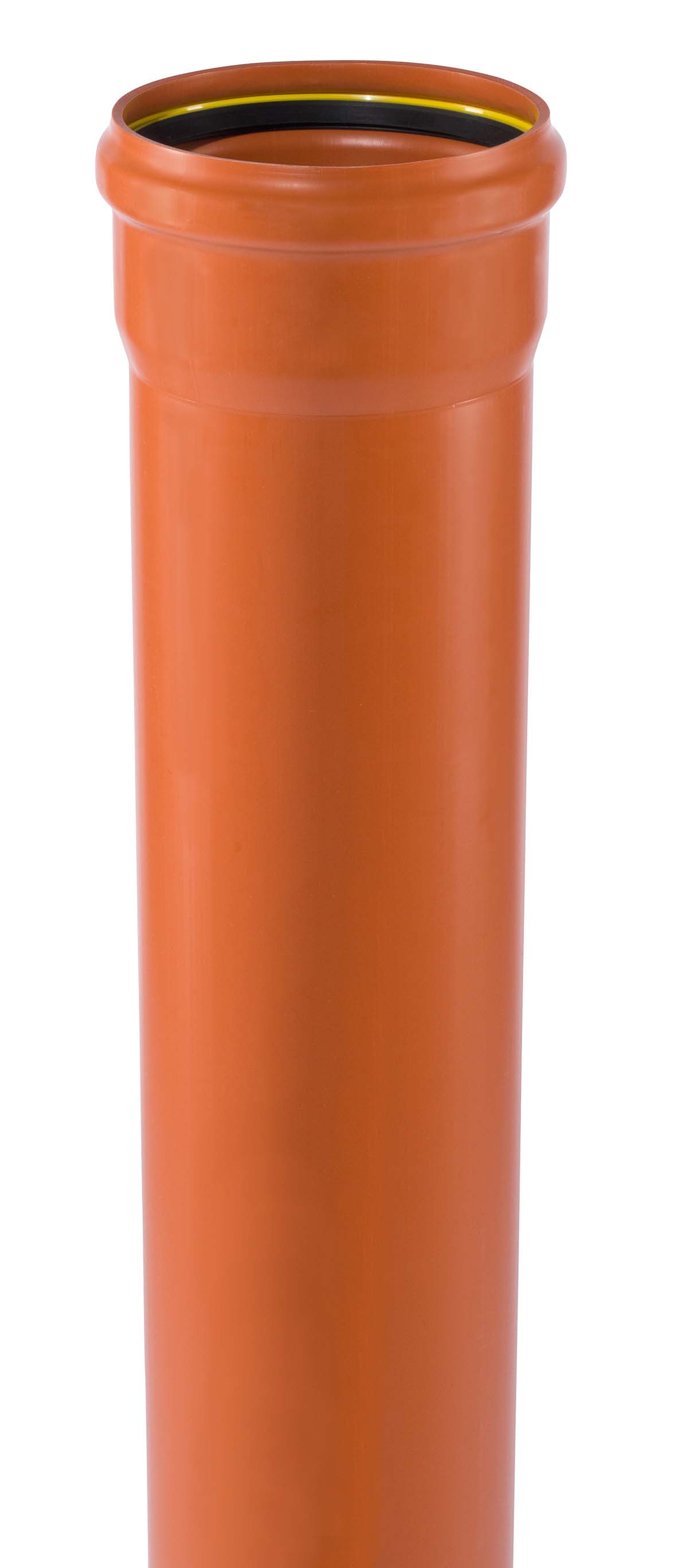 PVC-U COEX SN 8 RAL 8023 Mehrschicht DIN 13476-2 DN 160 1m
