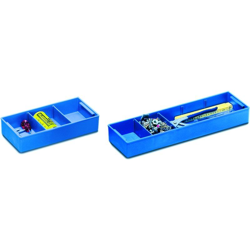ZARGES Kunststoffeinsatz 1: ca. 315x170x60mm blau, incl. 2 Teilern