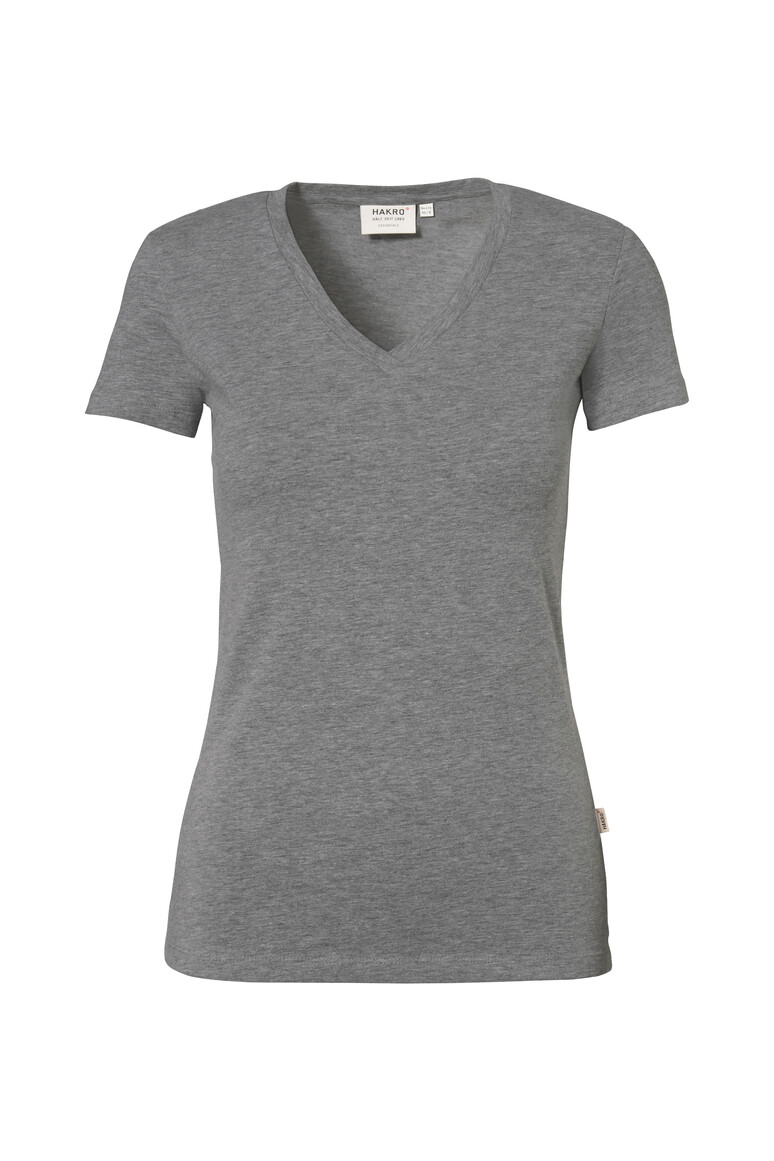 HAKRO Damen-V-Shirt Stretch No. 172