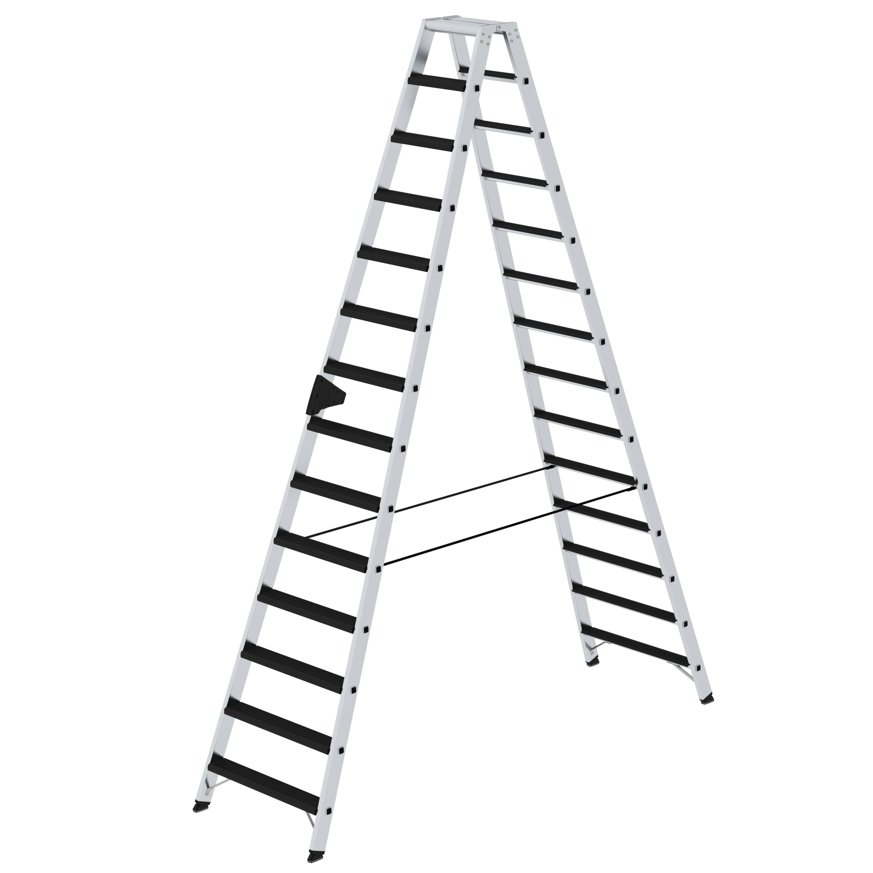 MUNK Stufen-Stehleiter beidseitig begehbar mit clip-step relax  