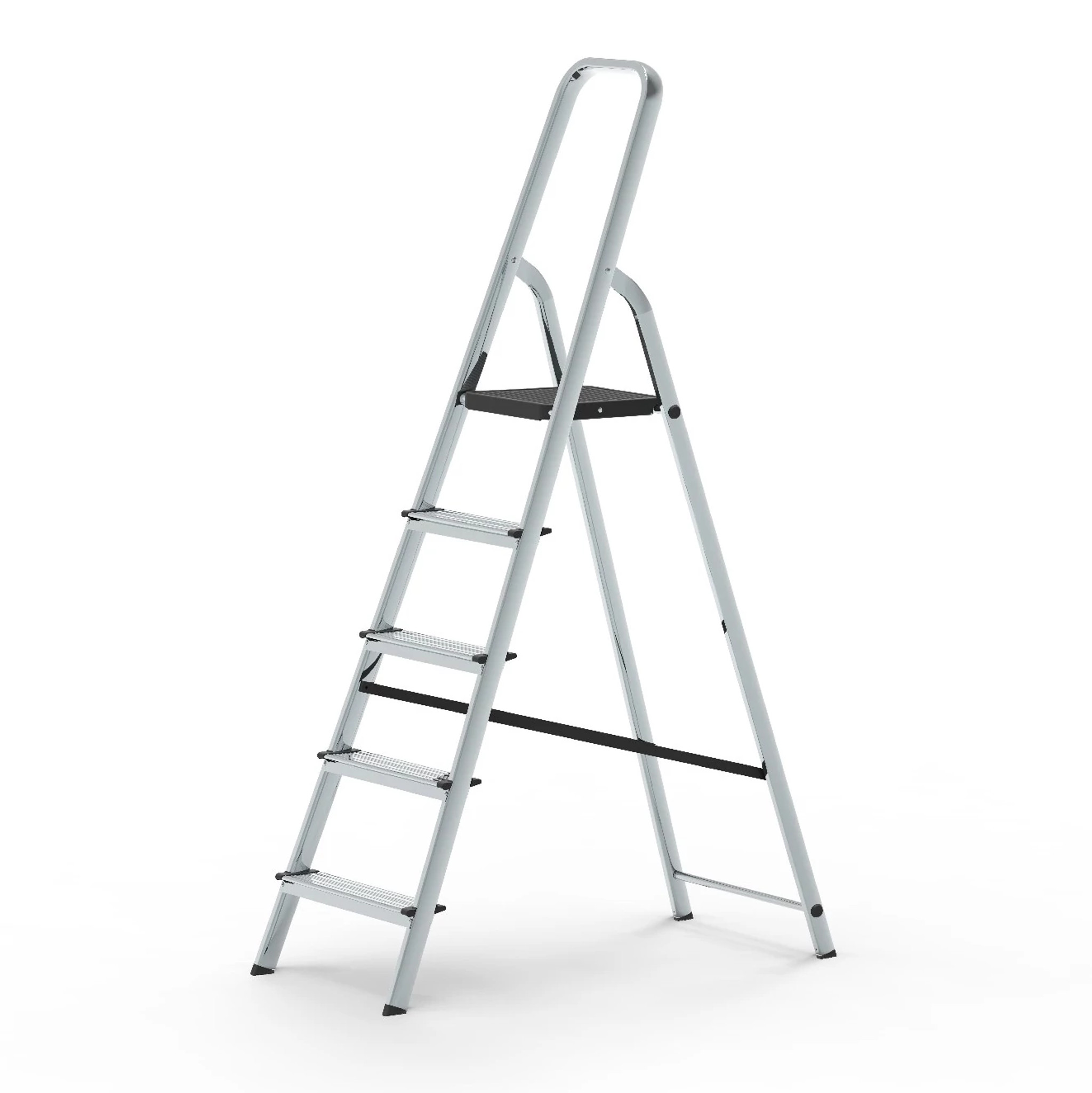 WERNER Stufen-Stehleiter, einseitig begehbar  