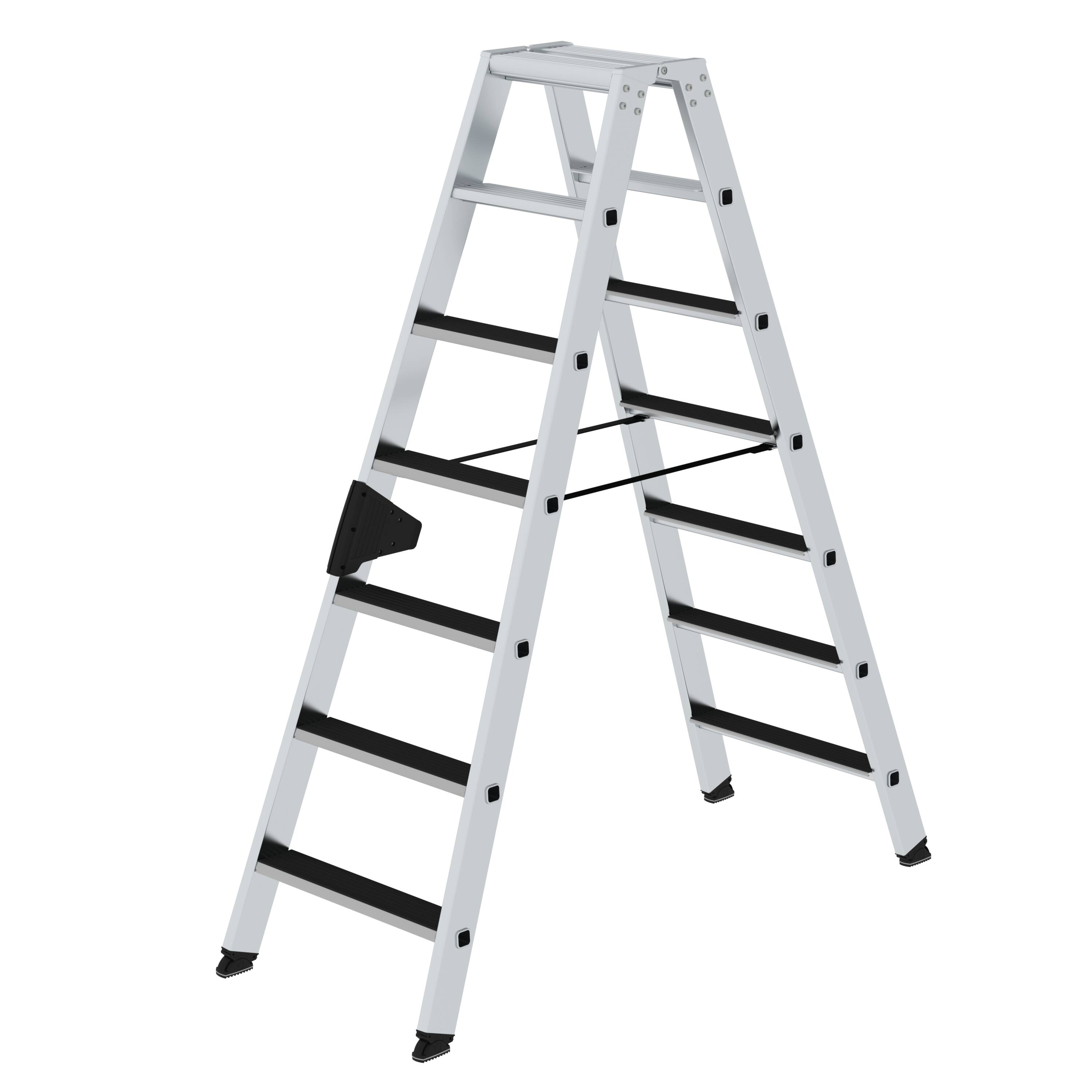MUNK Stufen-Stehleiter beidseitig begehbar mit clip-step  
