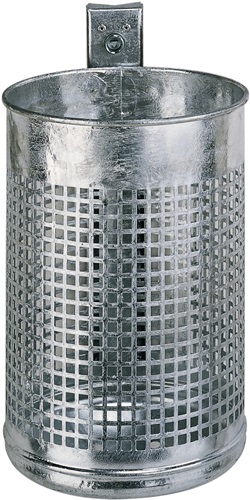 Abfallbehälter H410 x Ø265 mm 20l verzinkt