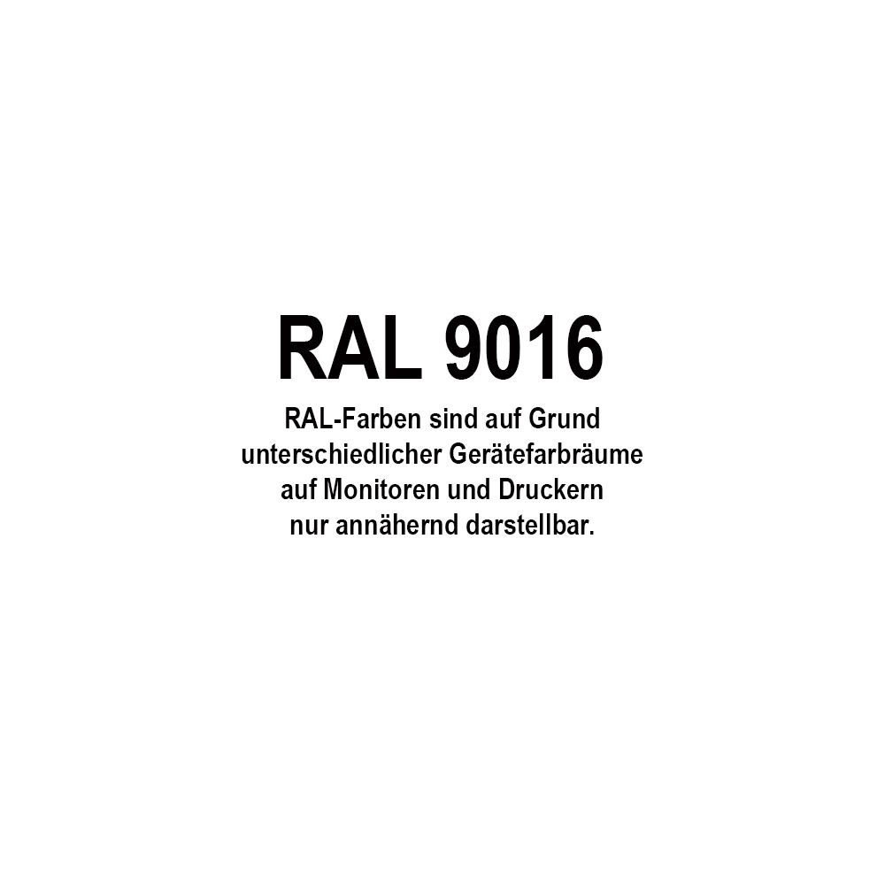 Alu-Tafelblech 25my ähn. 9016 Verkehrweiß RSL eins. Schutzfolie