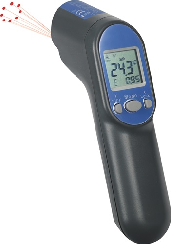 Infrarotthermometer -33 bis +500 Grad C 2xTyp AAA