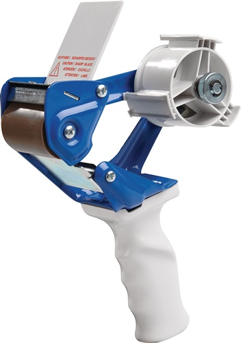 Handabroller Profi K20B Metall blau/weiß für Band-Breite 50 mm